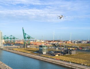 Autonome drone matrix Haven Antwerpen