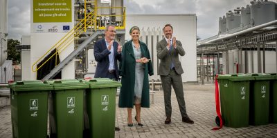 Koningin Máxima opent bio-LNG installatie in Wilp